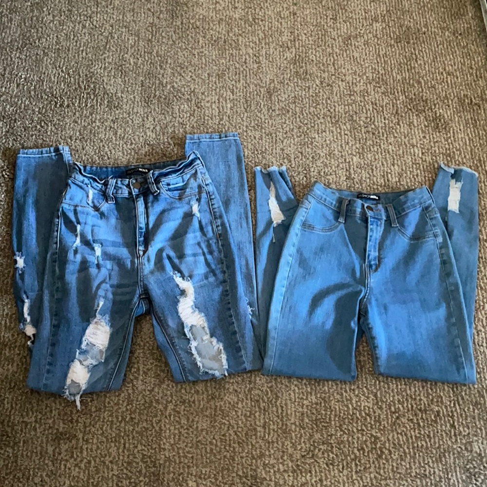 Fashion Nova 💖 Skinny high waisted jeans
